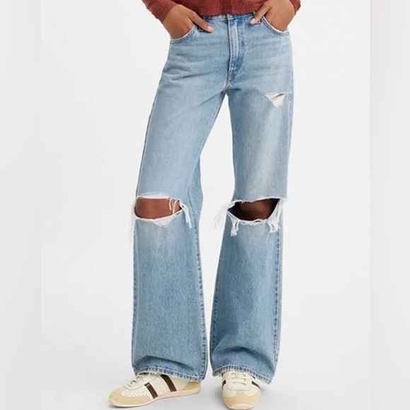 levi baggy boot jean - Picture 1 of 6